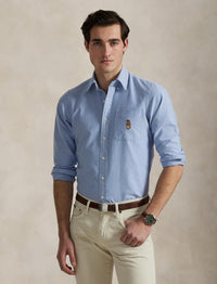 Chemise de sport à motif ours - Bleu