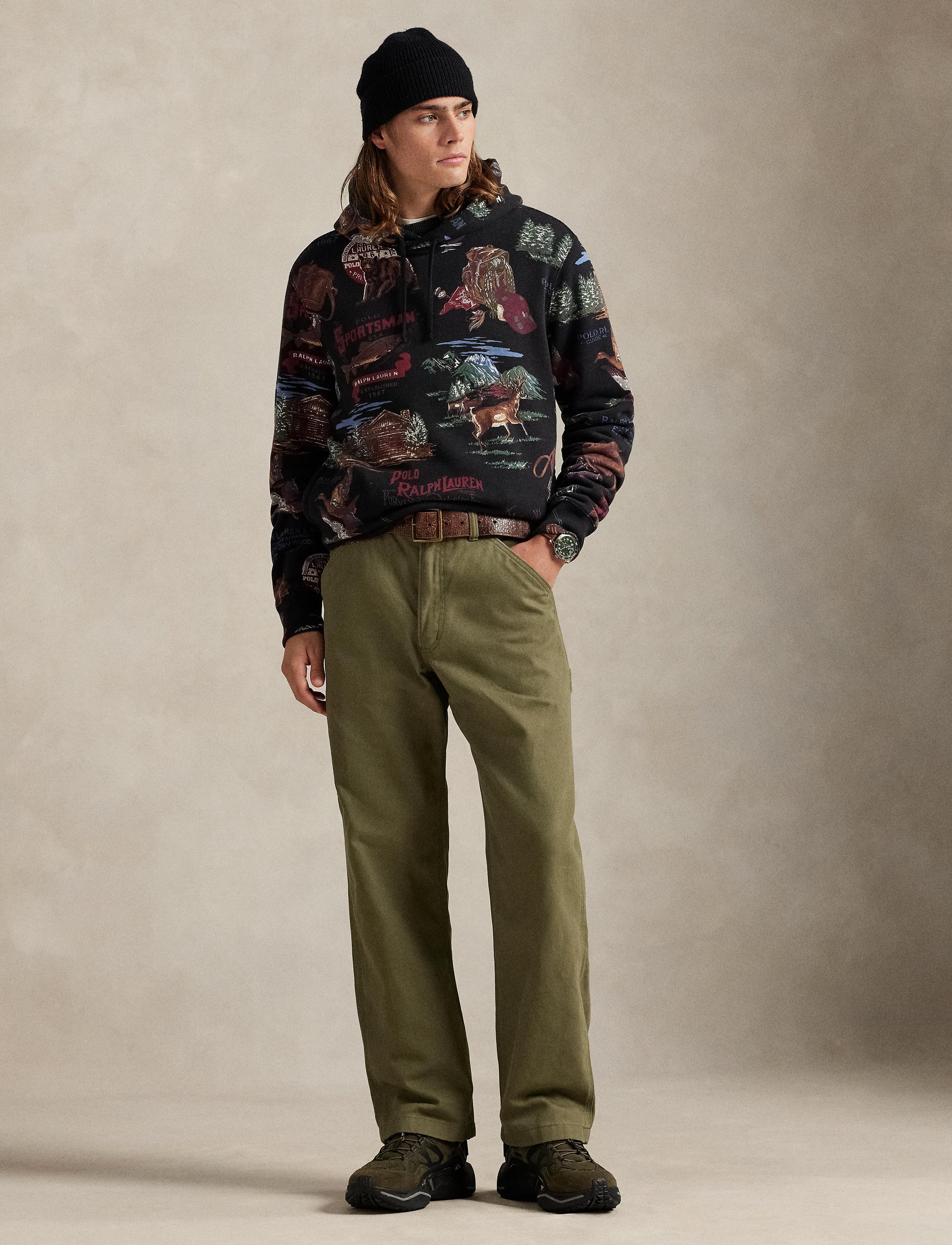 Pantalon charpentier toile Polo Dungaree - Fall Sage