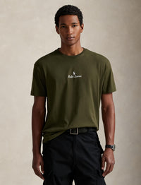 T-shirt à logo en jersey Classic Fit  - Company Olive