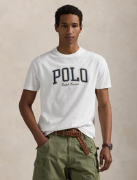 T-shirt à logo Custom Slim Fit - White