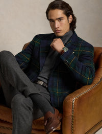 2pcs / NEW // BLACKWATCH YELLOW DECO SPORTCOAT SINGLE BREASTED RL67