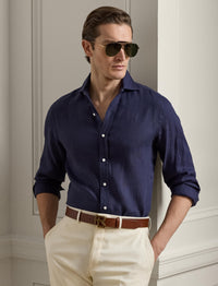 Chemise en lin - Classic Navy
