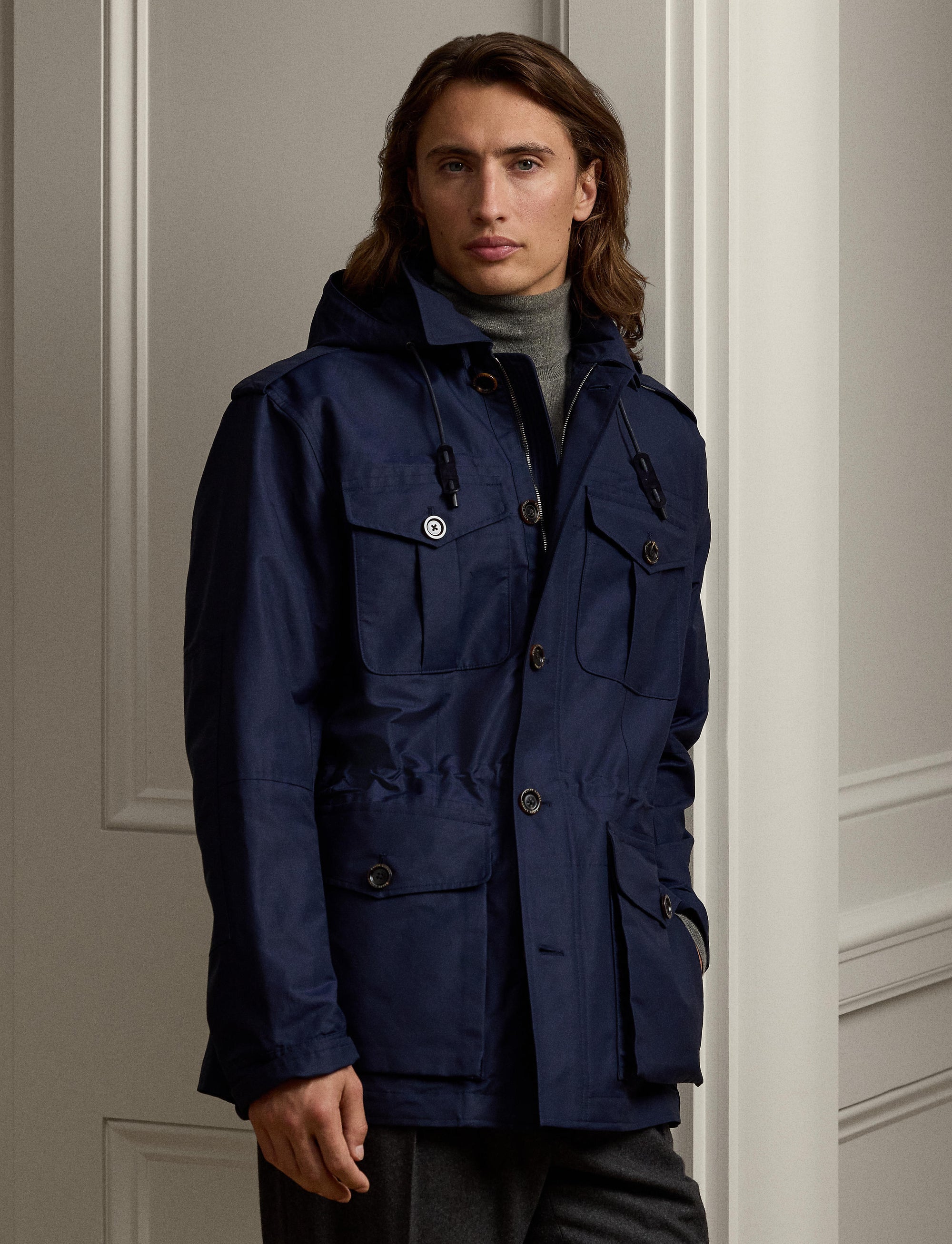 Hartridge 4-pocket jacket - Chairman Navy