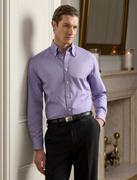 Faded Oxford grain shirt - Lavender