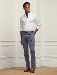 Pantalon slim en dobby stretch - Supply Blue