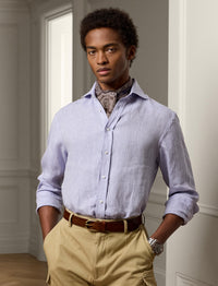 Linen shirt - Lavender