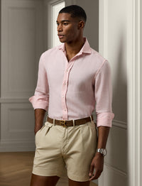 Linen shirt - Chalk Pink