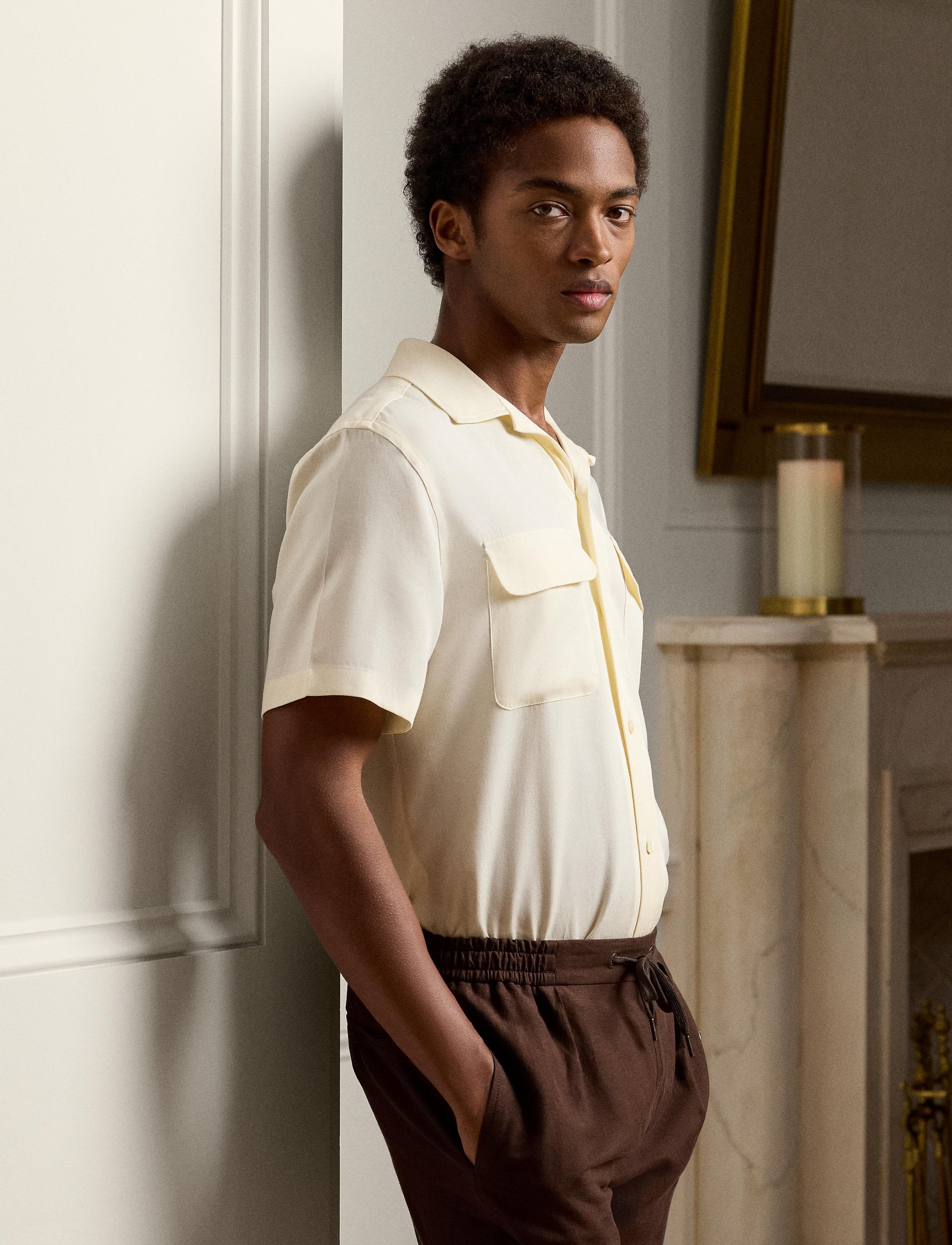 Safari twill shirt - Classic Cream