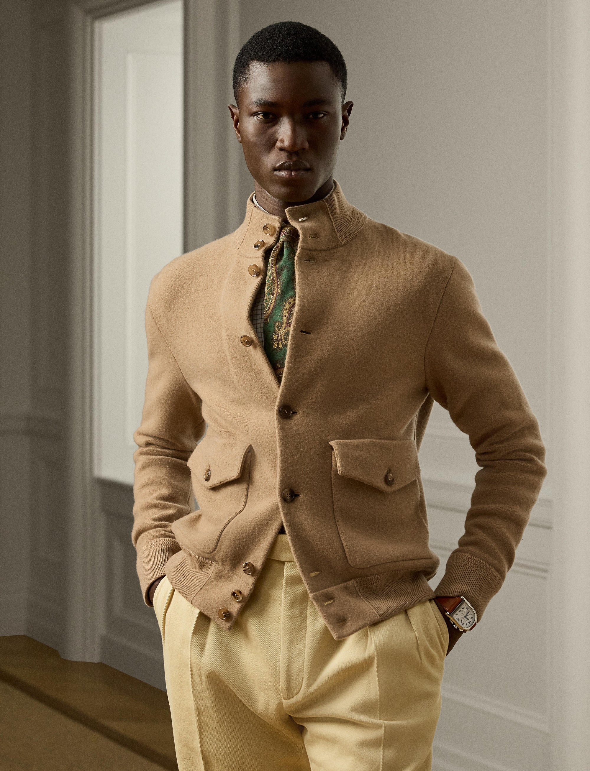 Cardigan en laine - Classic Camel