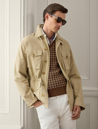 Veste à quatre poches Johnson en sergé - Light Tan