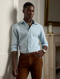 Chemise délavée en chambray - Light Bermuda Wash