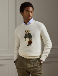 Pull Polo Bear en cachemire - Classic Cream