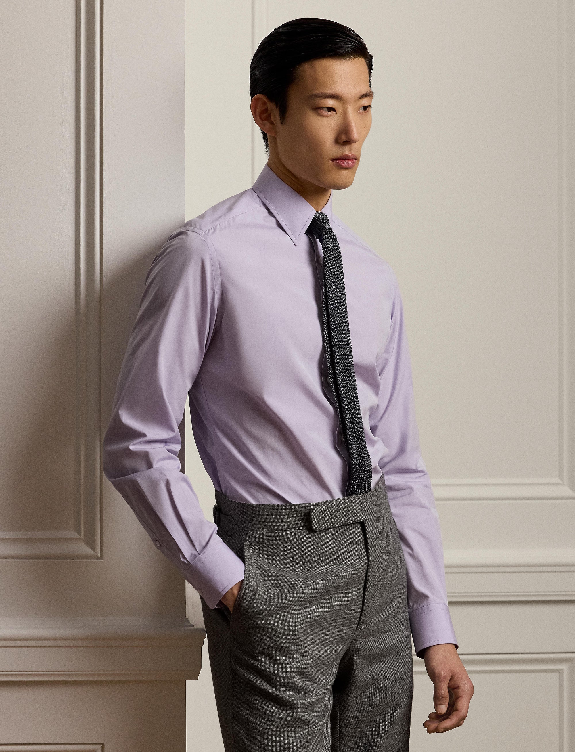 Chemise fil-à-fil - Lavender
