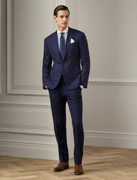 Costume Kent en laine - Bright Navy & Grey