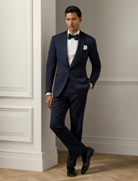 Smoking Gregory en laine - Navy