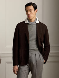 Blazer en daim - Brown