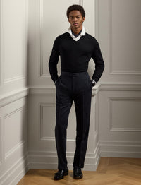 Pantalon Gregory en soie - Classic Black
