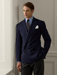 Veste de costume Kent en laine - Dark Navy