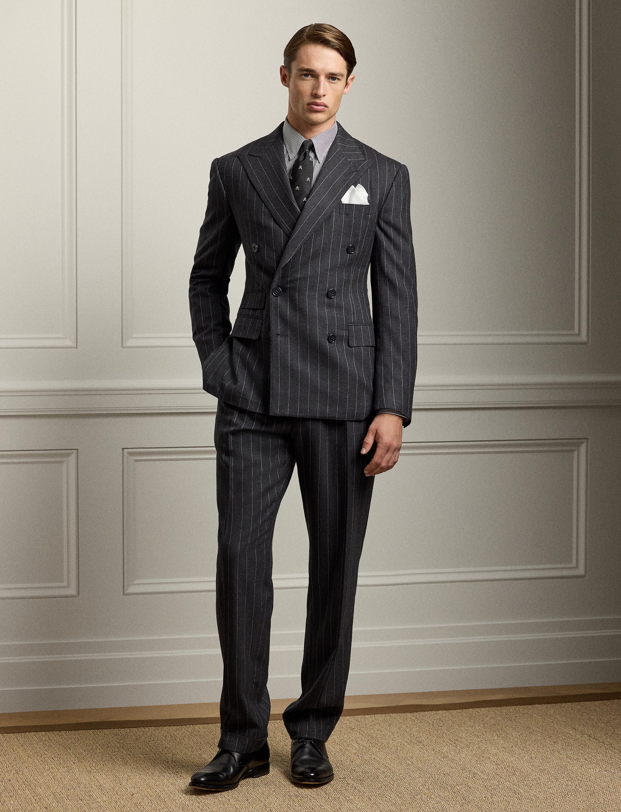 Costume Kent en laine - Charcoal & Grey