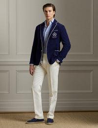 Gregory dress trousers in linen - Lux Cream