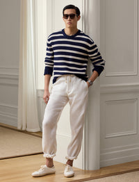 Linen trousers - Classic Cream