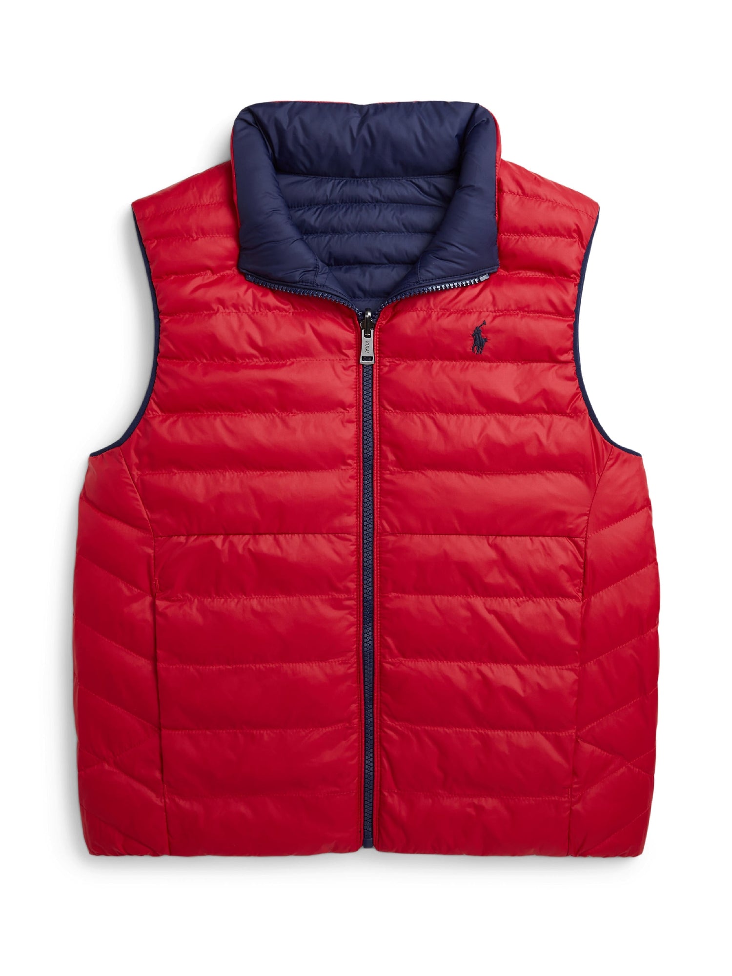 Gilet matelassé réversible P-Layer 2 - Newport Navy & Red