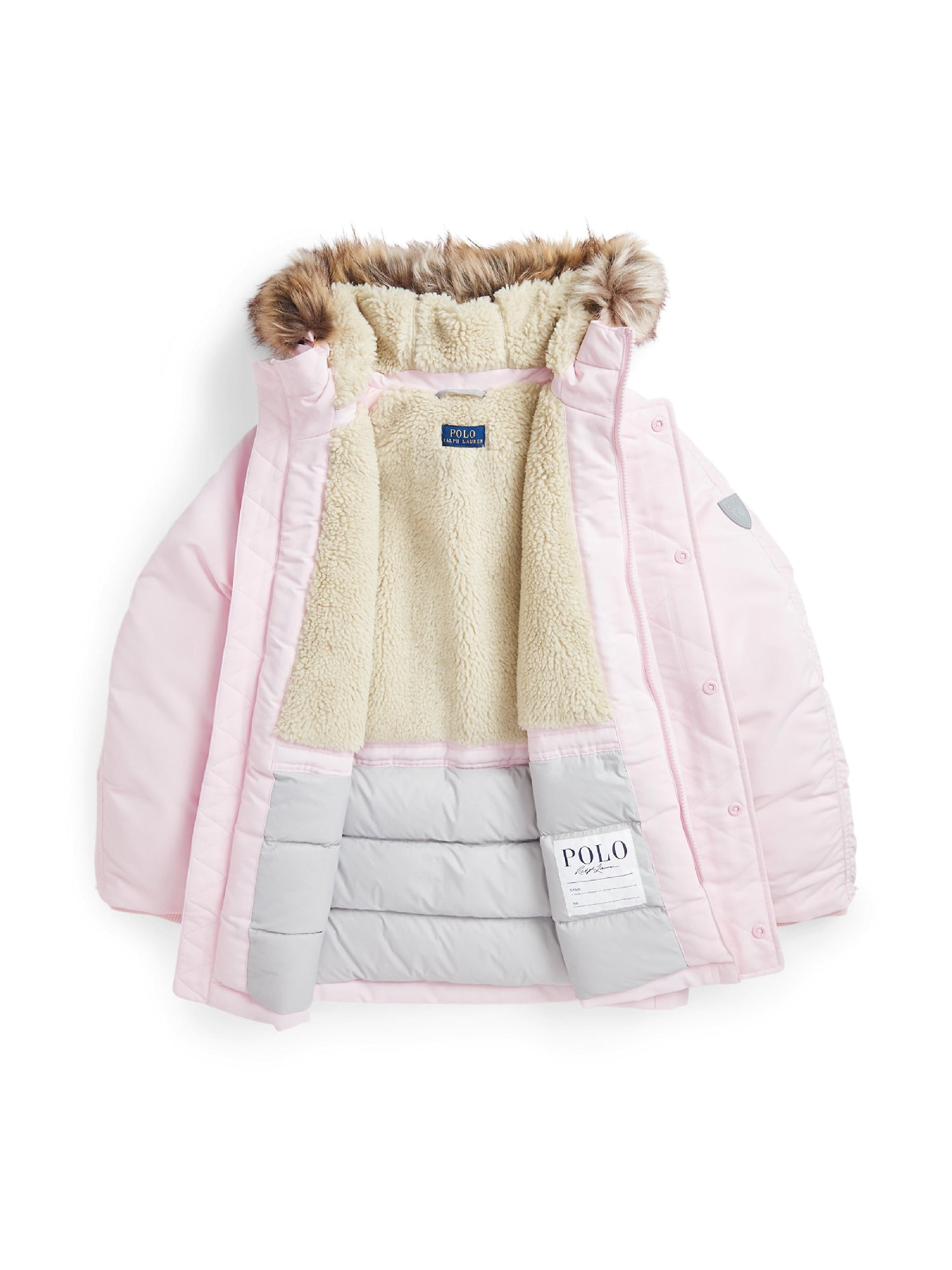 Parka en duvet avec fausse fourrure - Hint Of Pink