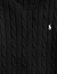 Cotton cable jumper - Polo Black