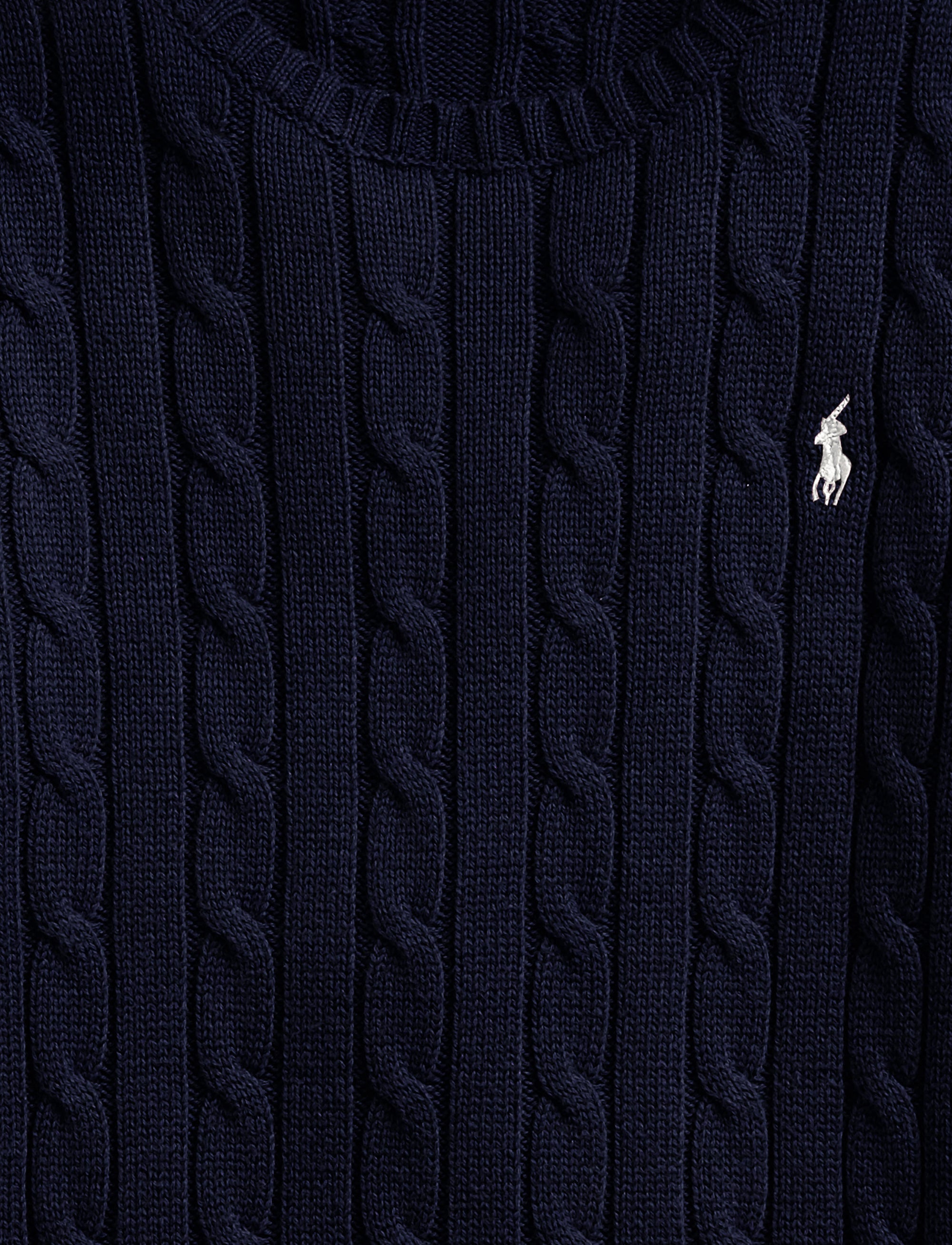 Pull Julianna en coton torsadé - Hunter Navy