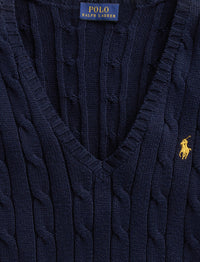Pull Kimberly en coton torsadé - Hunter Navy