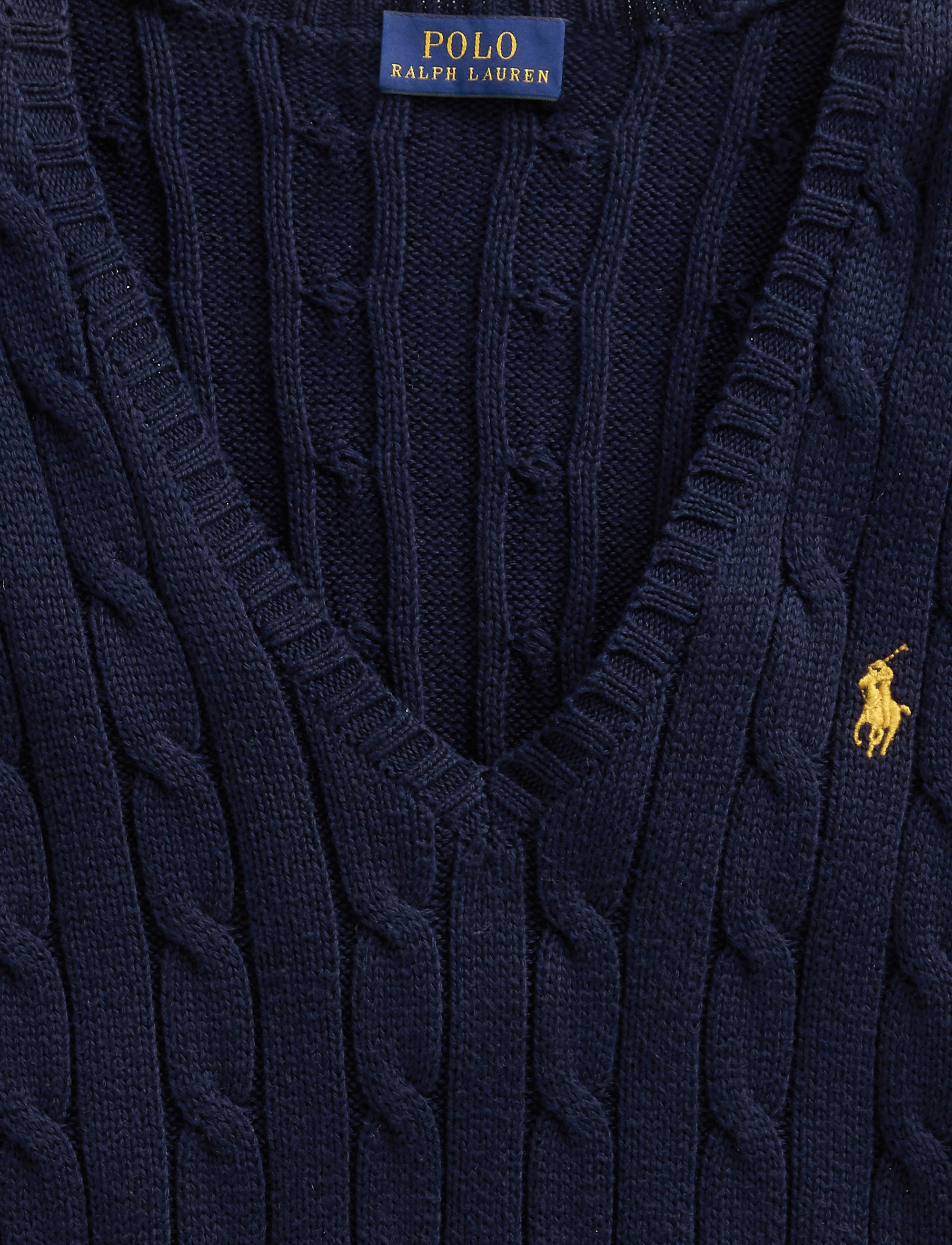 Pull Kimberly en coton torsadé - Hunter Navy