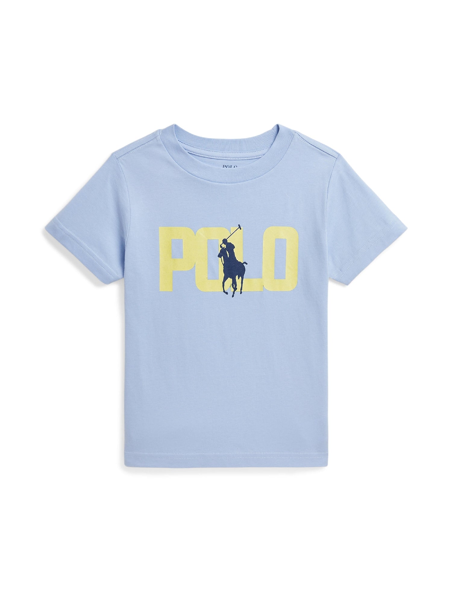 T-shirt Big Pony logo en jersey de coton - Blue Hyacinth