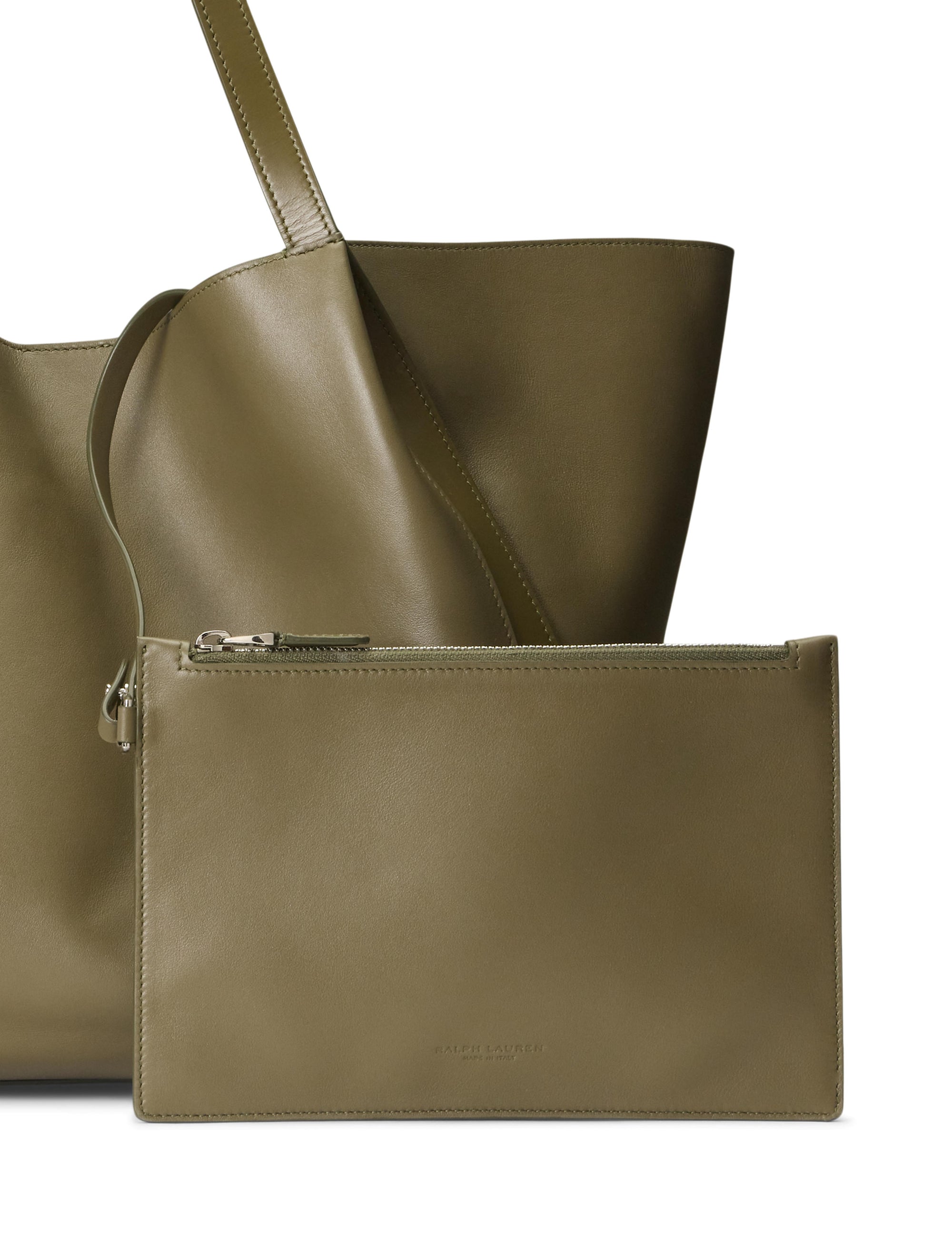 Cabas RL 888 en cuir - Dusty Sage