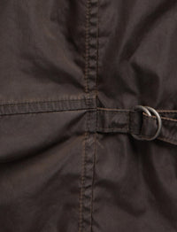 Veste moto en sergé - Vintage Black