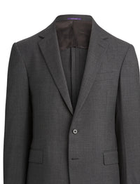 Gregory suit in wool twill - Charcoal