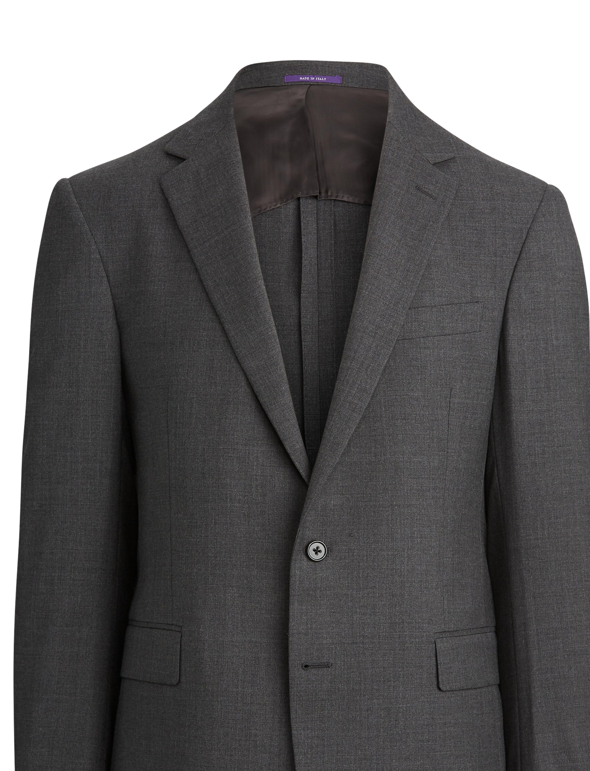 Gregory suit in wool twill - Charcoal