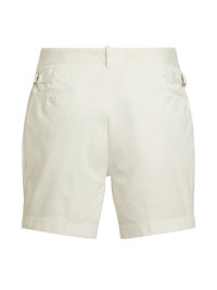 Stretch chino shorts - Deckwash White
