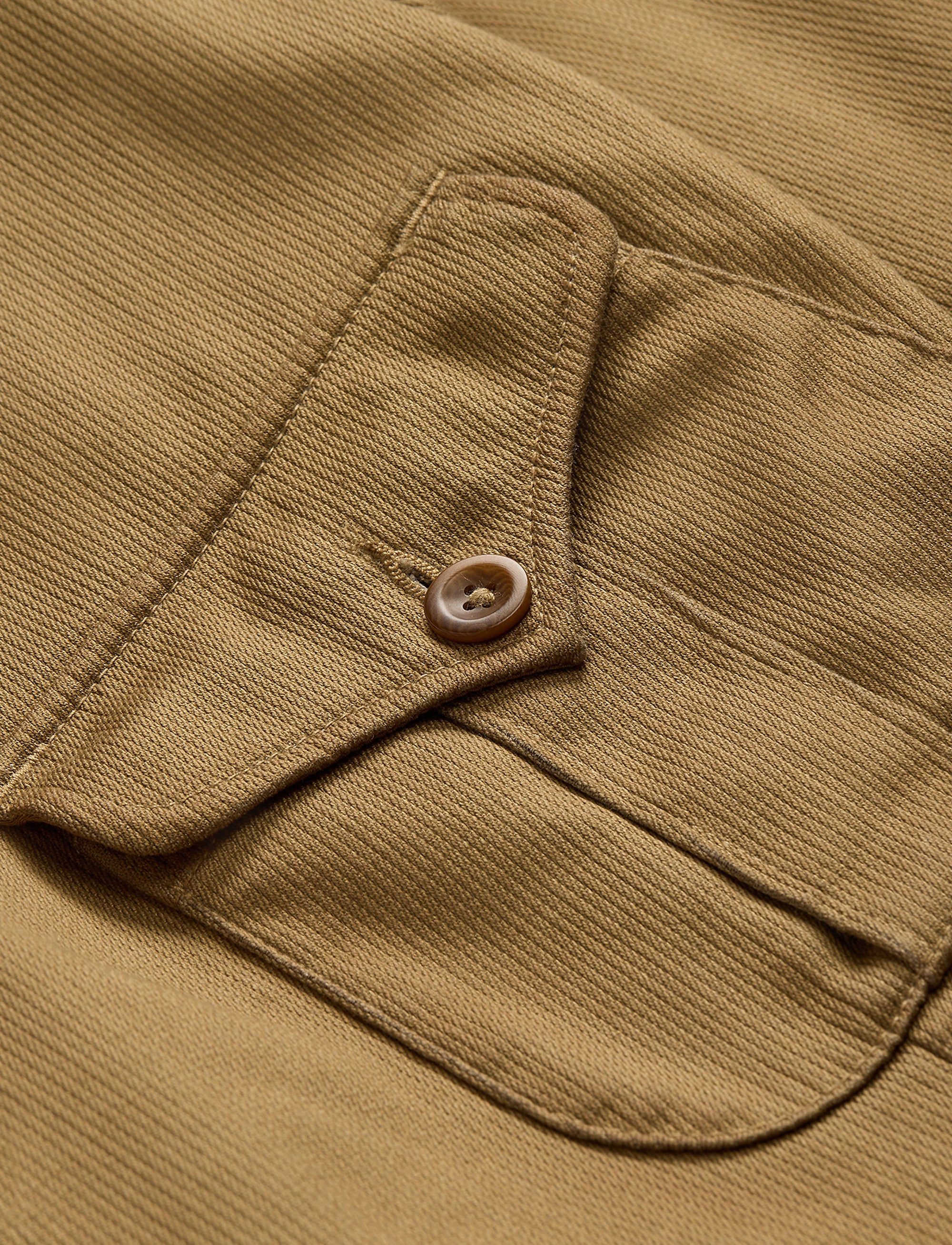 Blazer déstructuré tissu à grosses côtes - Brown