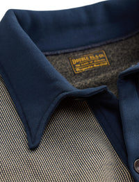 Cardigan en jacquard rayé - Navy & Multicolore
