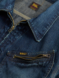 Leyton jacket in indigo denim - Leyton Wash