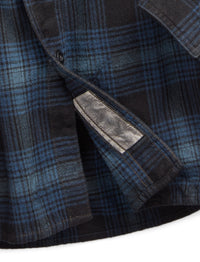 Chemise workwear en toile écossaise - Blue & Black