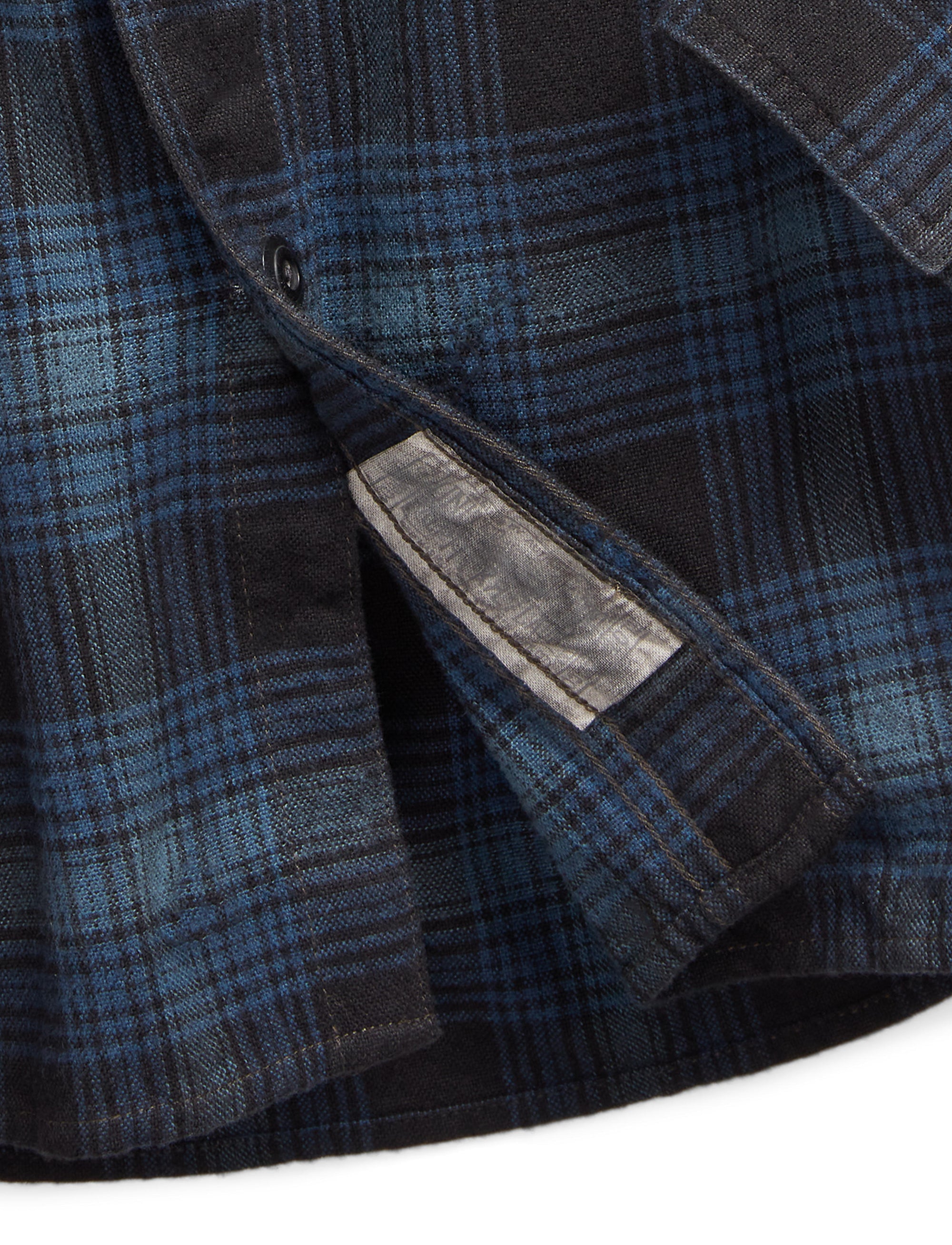 Chemise workwear en toile écossaise - Blue & Black
