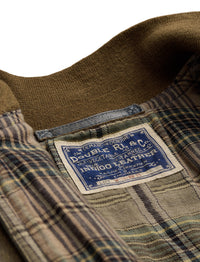 Bomber Stanton en cuir - Vintage Indigo
