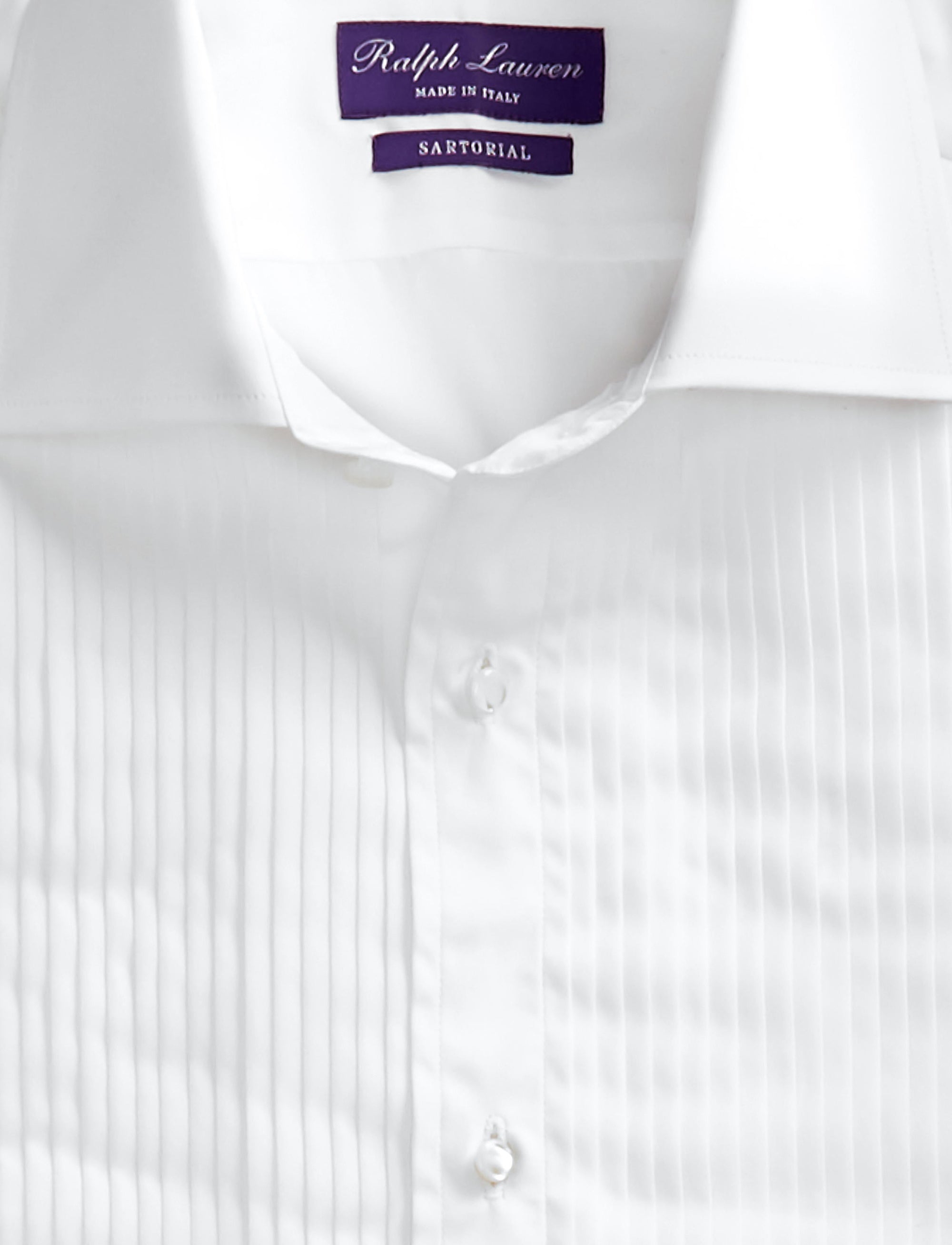 Chemise de smoking en popeline - White