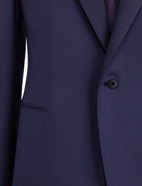 Smoking Gregory revers pointe en gabardine de laine - Navy