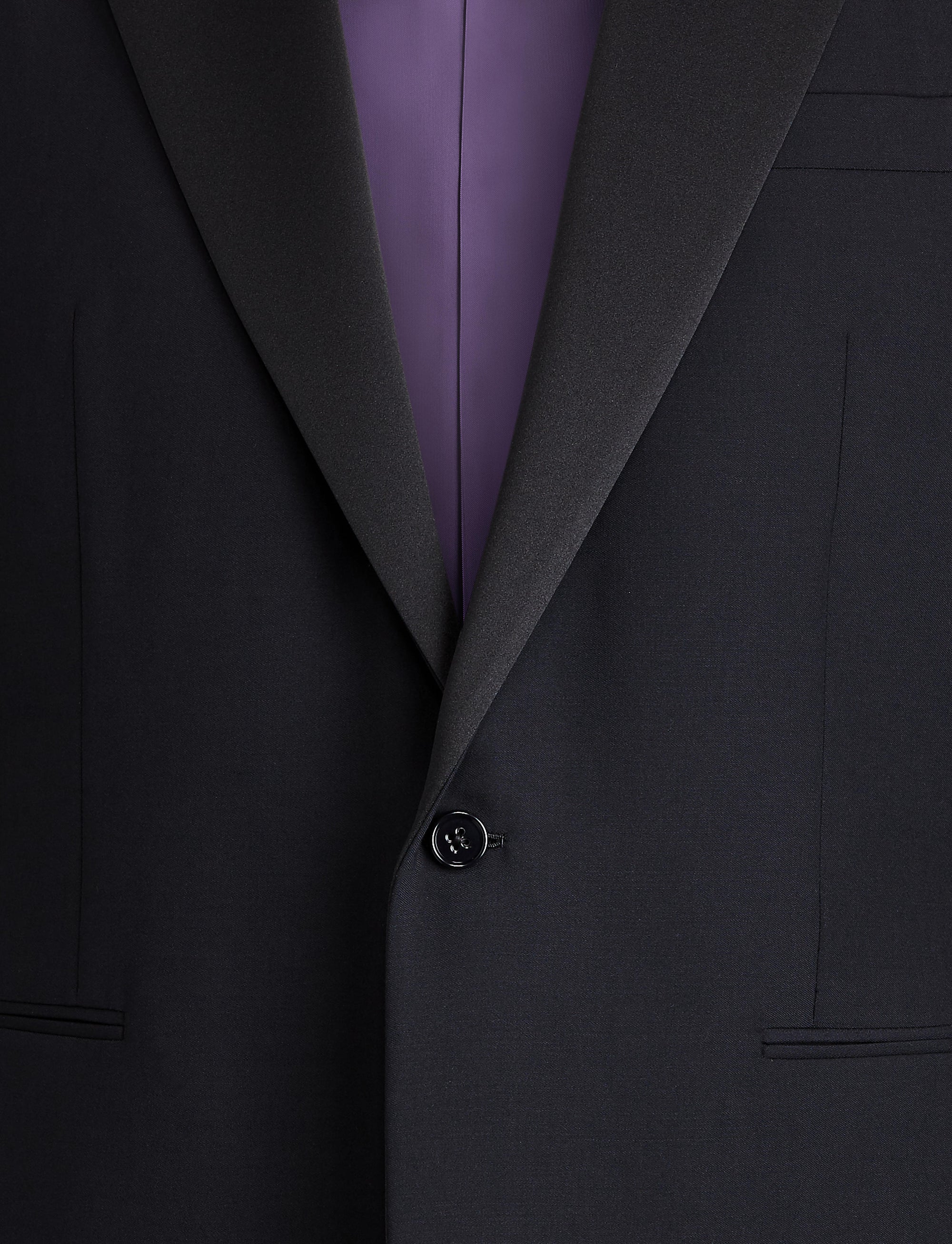 Smoking Gregory revers crantés en laine - Navy