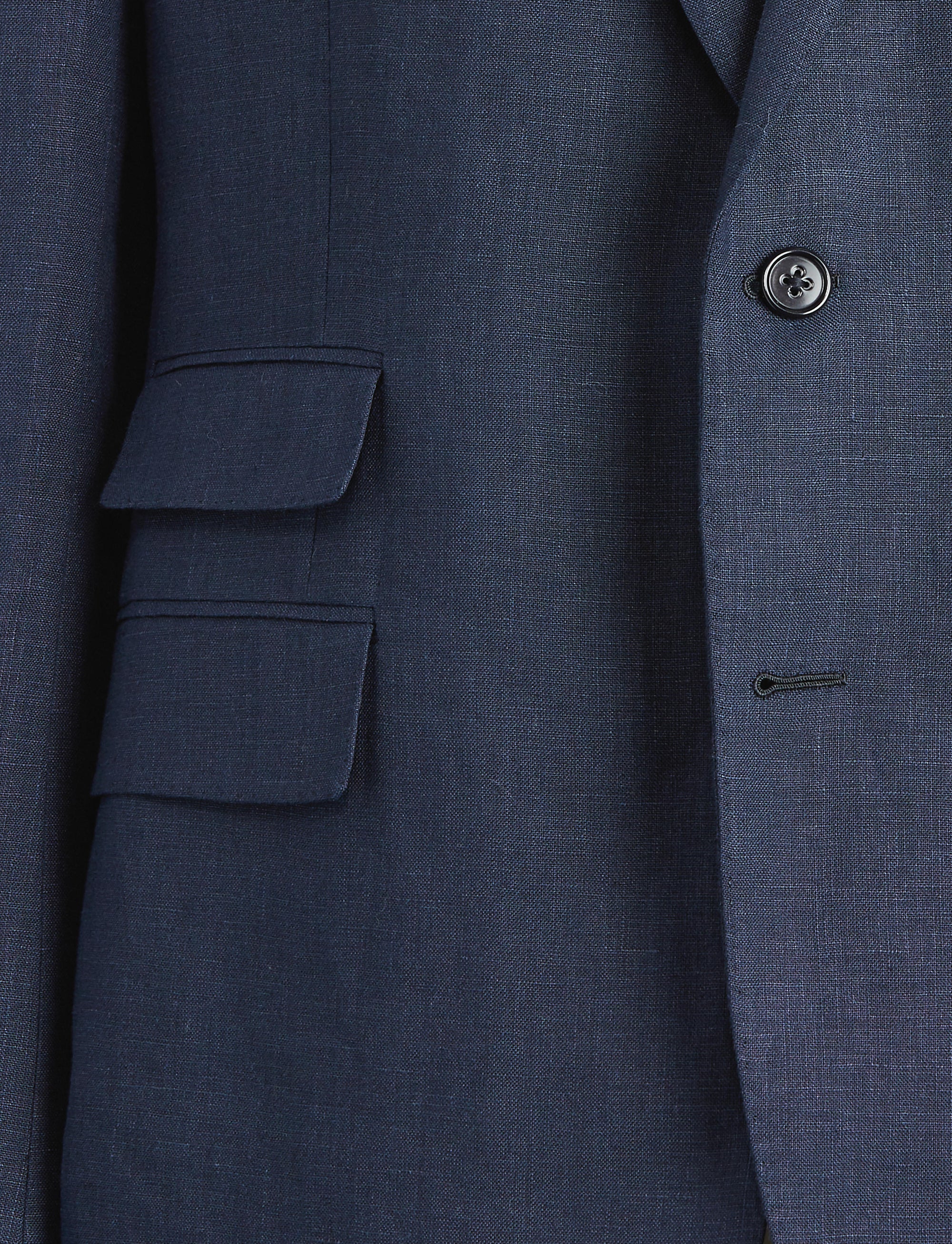 Blazer Gregory en lin - Dark Navy