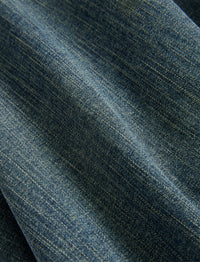 Jupe plissée en denim indigo - Medium Indigo