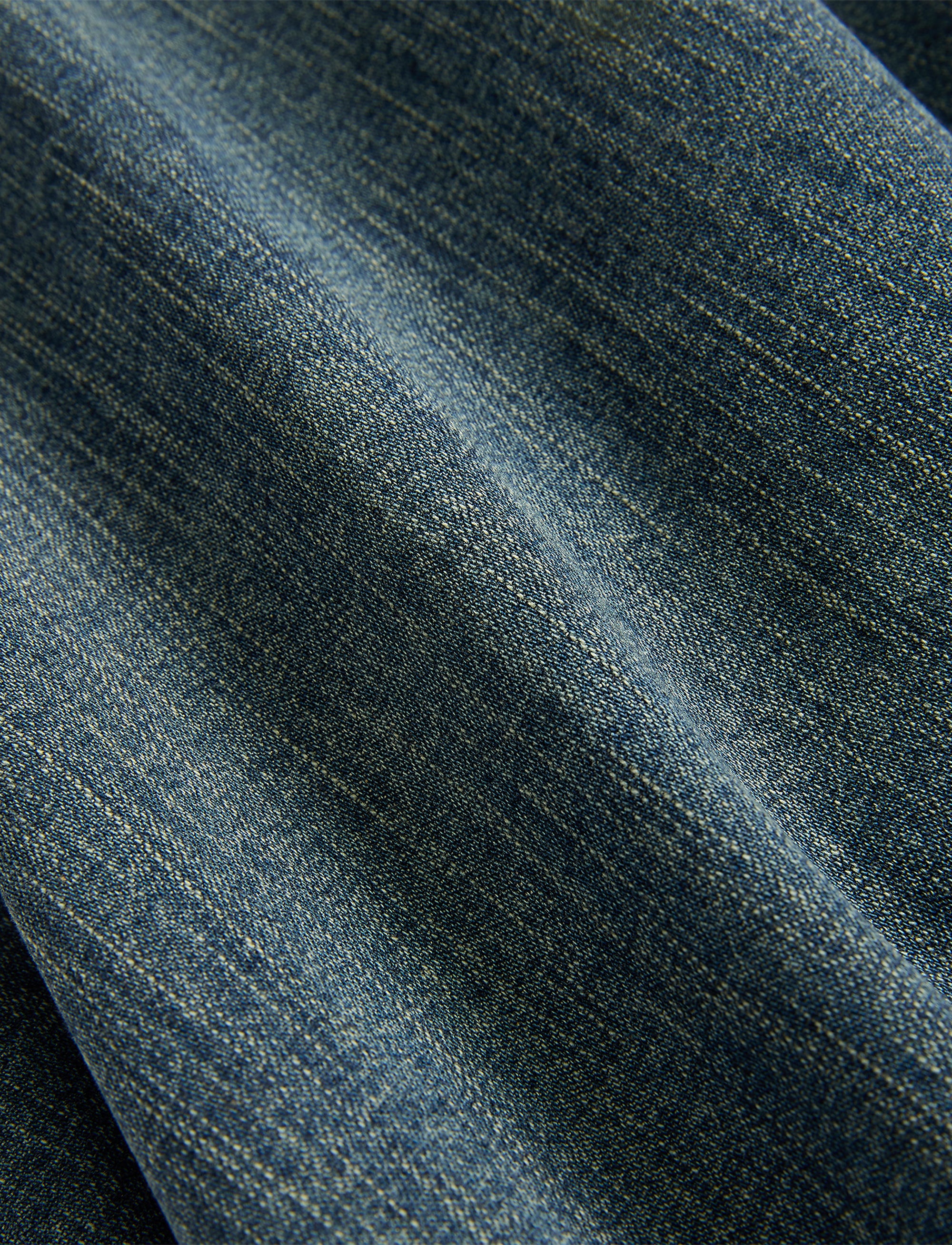 Jupe plissée en denim indigo - Medium Indigo