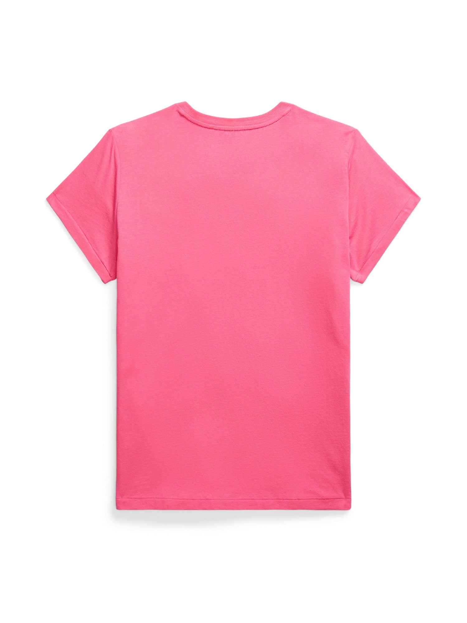 T-shirt col rond jersey de coton - Desert Pink With Bright Blue Pp
